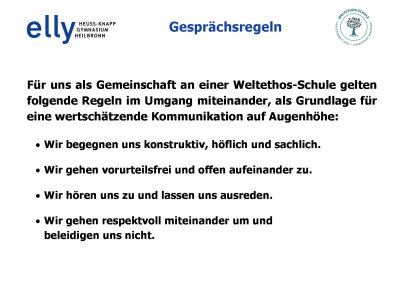 Regeln zur Gesprächsführung